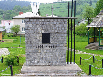 Obelisk w Komańczy